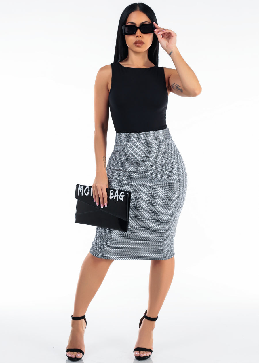 Black Pencil Skirt Outfit
