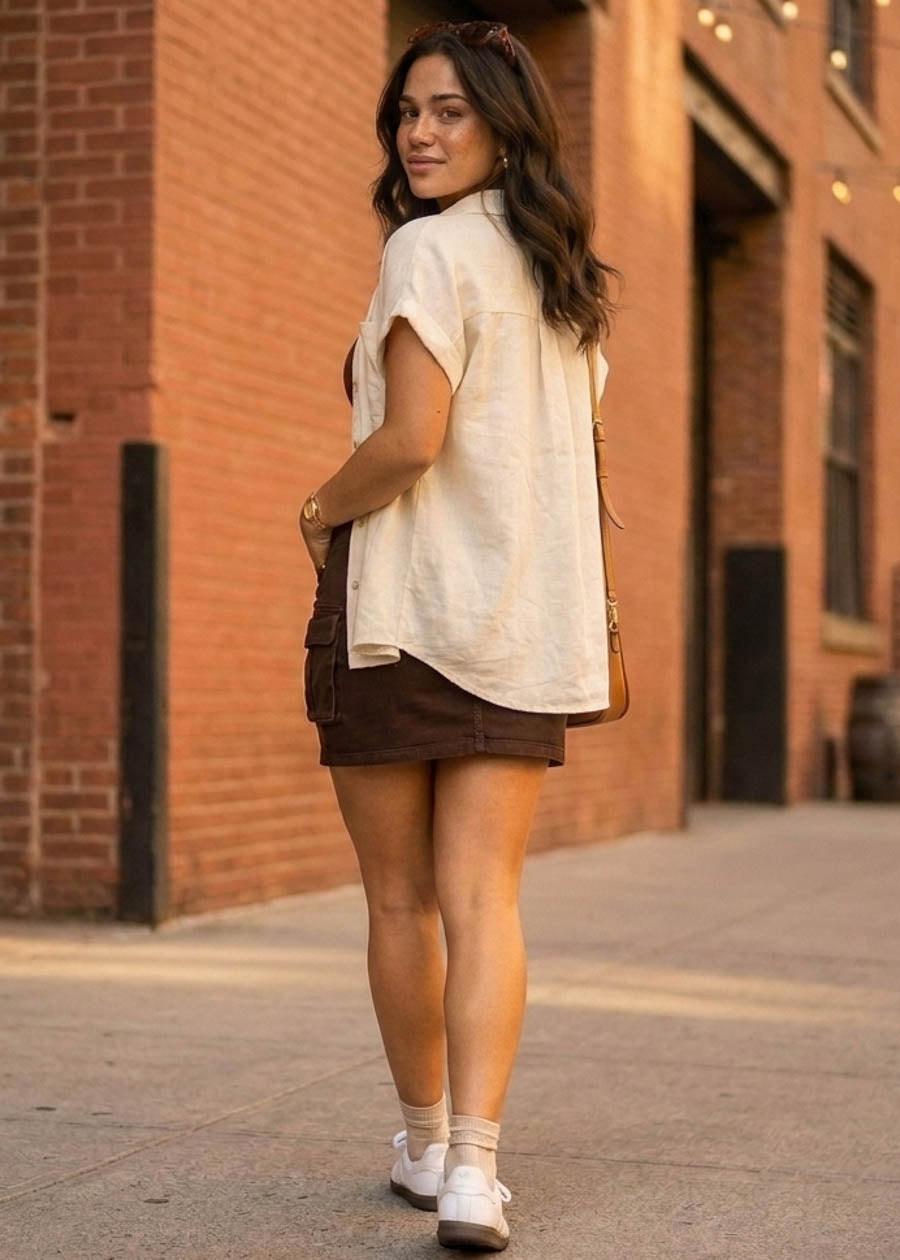 White Seamless Skirt Trio