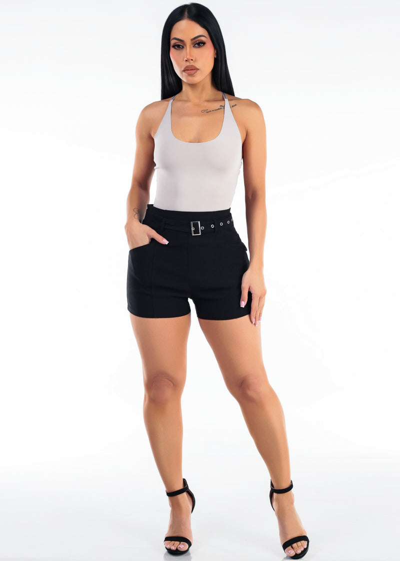 Sleeveless Butt Lift Shorts Set
