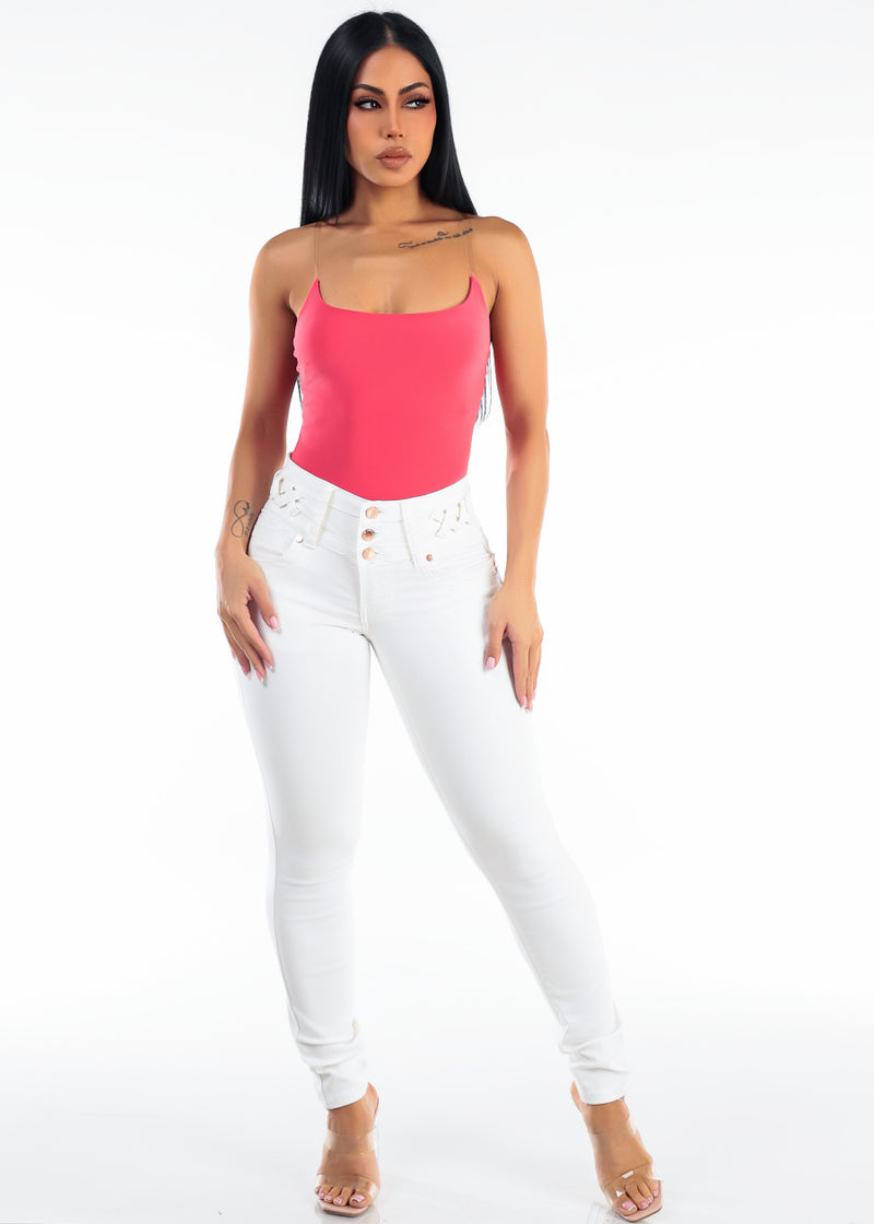 Coral Levantacola Denim Set