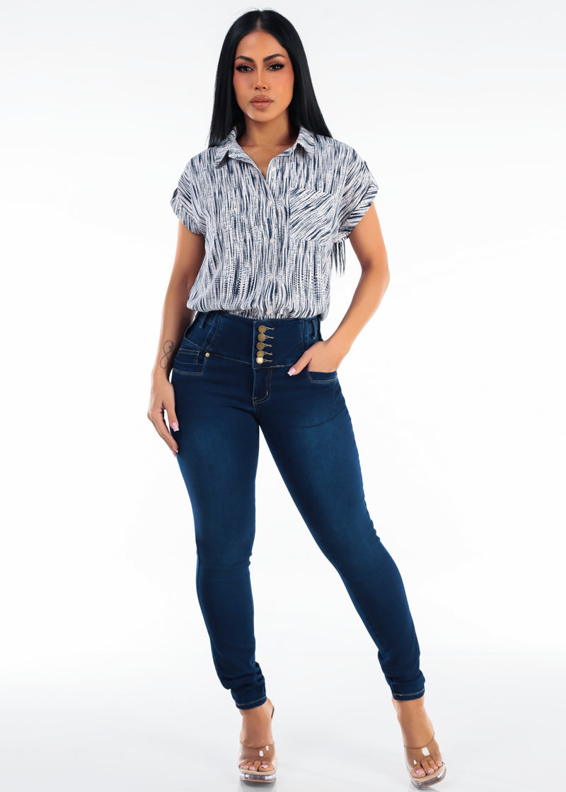 Print Levantacola Denim Outfit