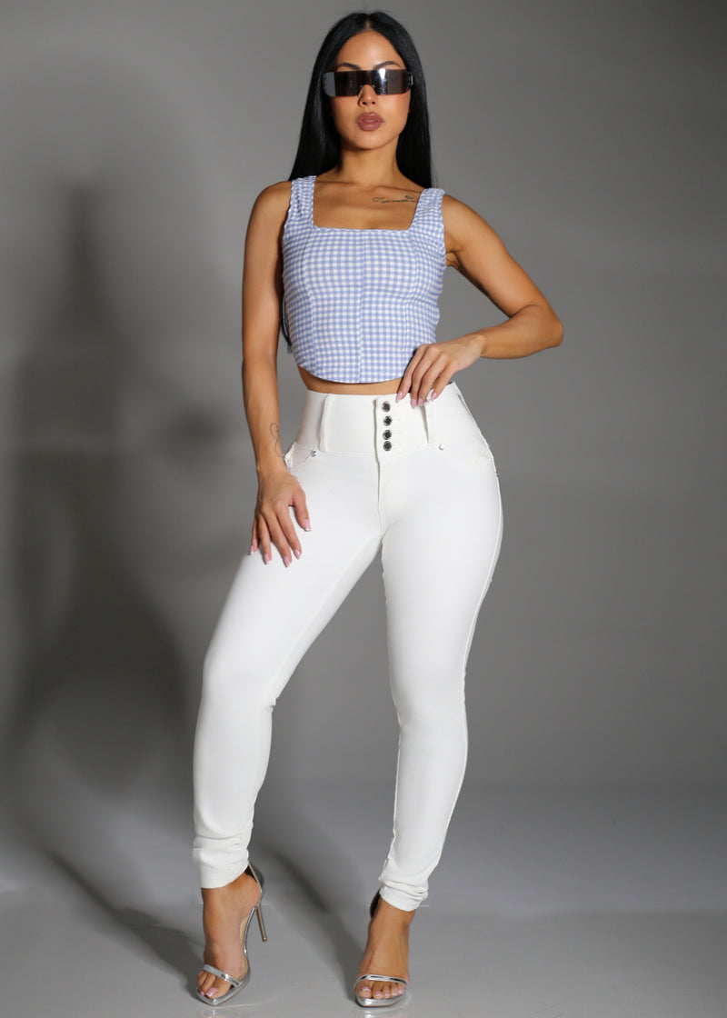Plaid Levantacola Denim Look