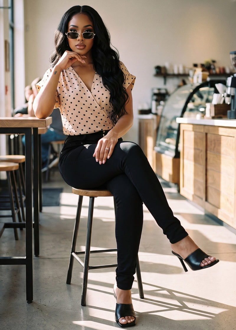 Polka Dot Butt Lift Skinnies Combo