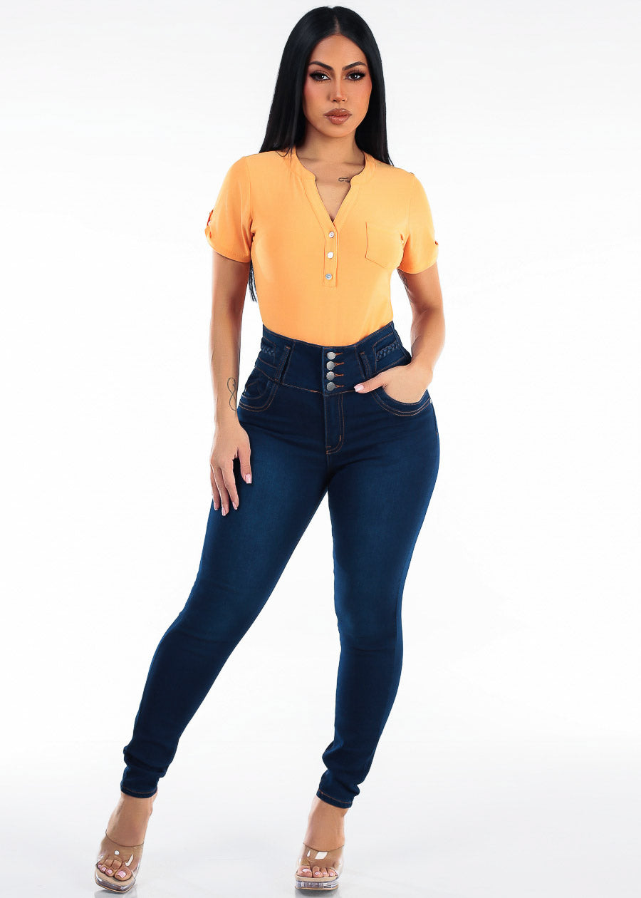 Orange Levantacola Skinnies Look