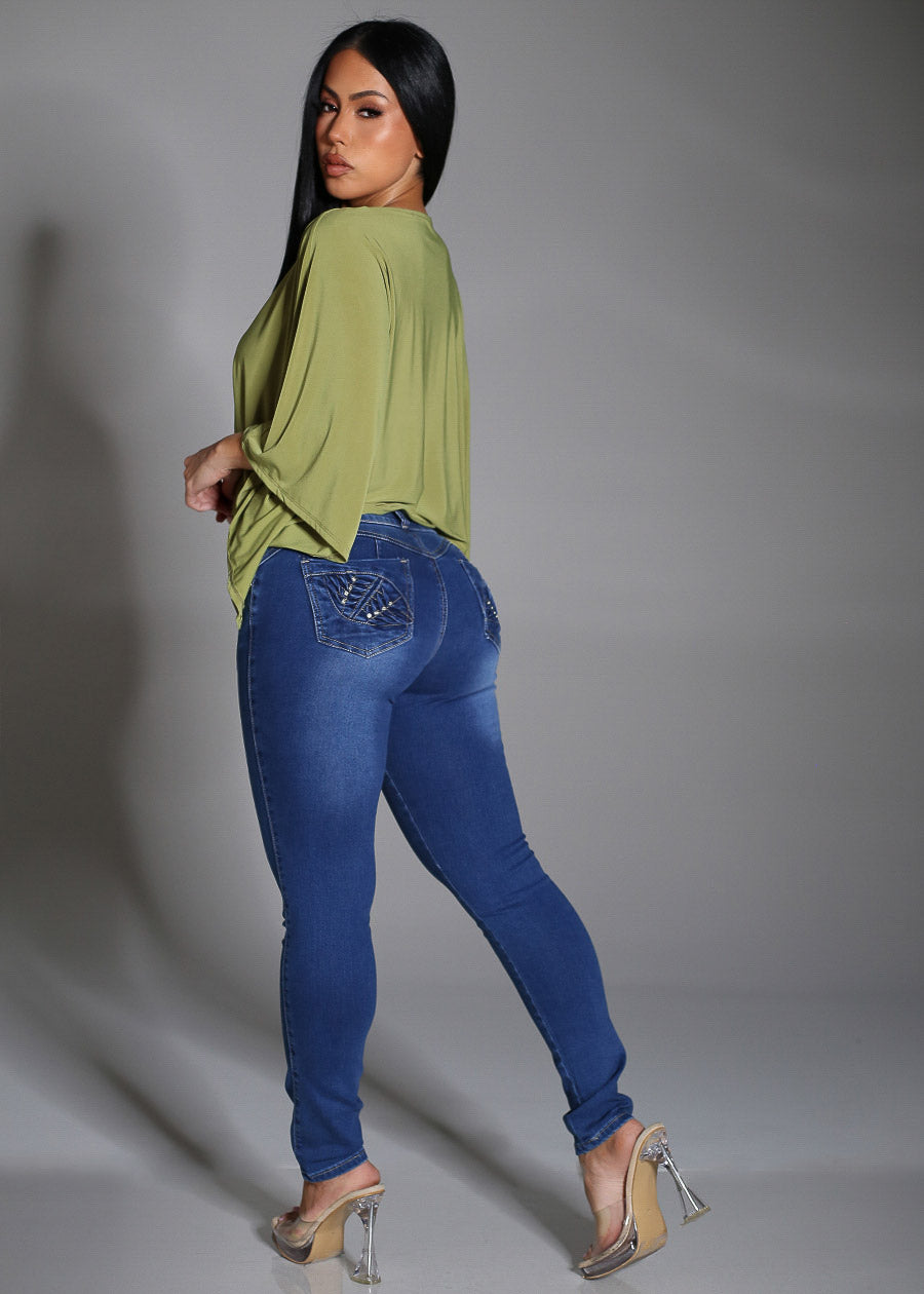 Olive Levantacola Skinnies Set