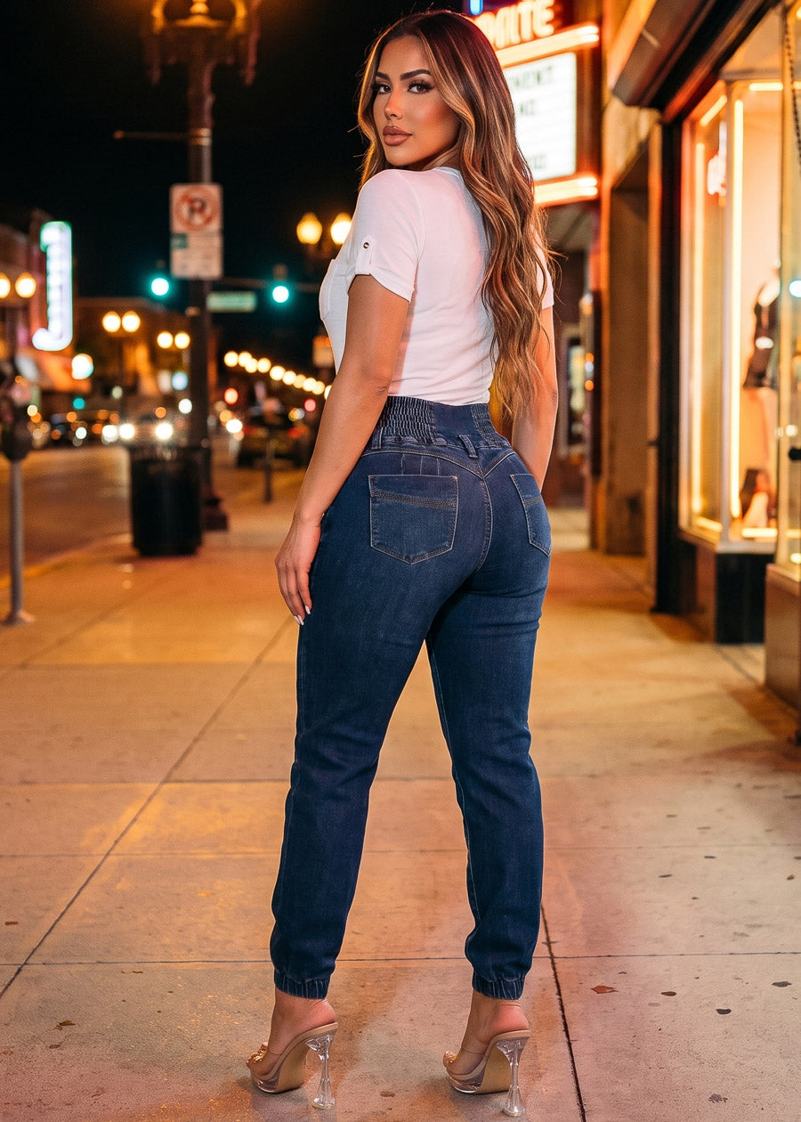 Ivory Butt Lift Joggers Outfit