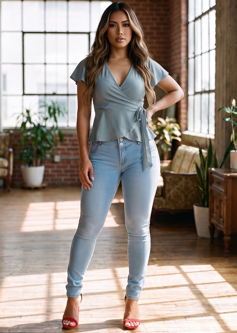 Sage Levantacola Skinnies Outfit