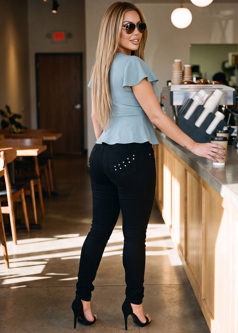 Sage Butt Lift Skinnies Set
