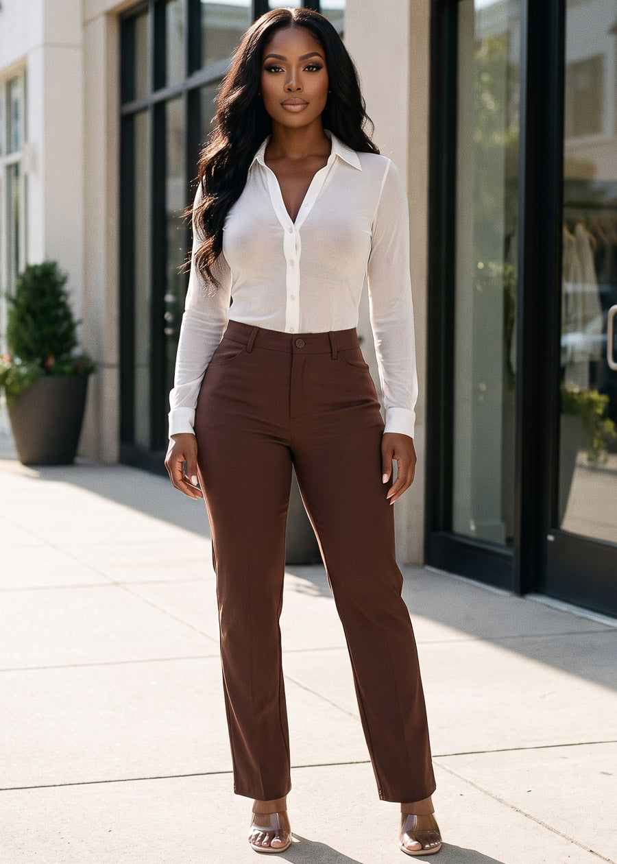 Ivory Butt Lift Dressy Pants Combo