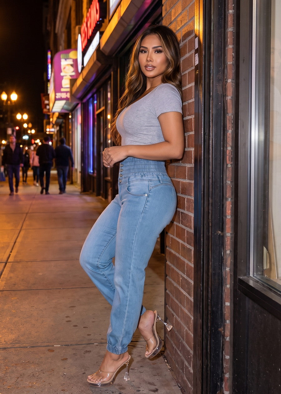 Short Sleeve Scoop Neck Stretch Crop Top Grey, view 2 of 7
