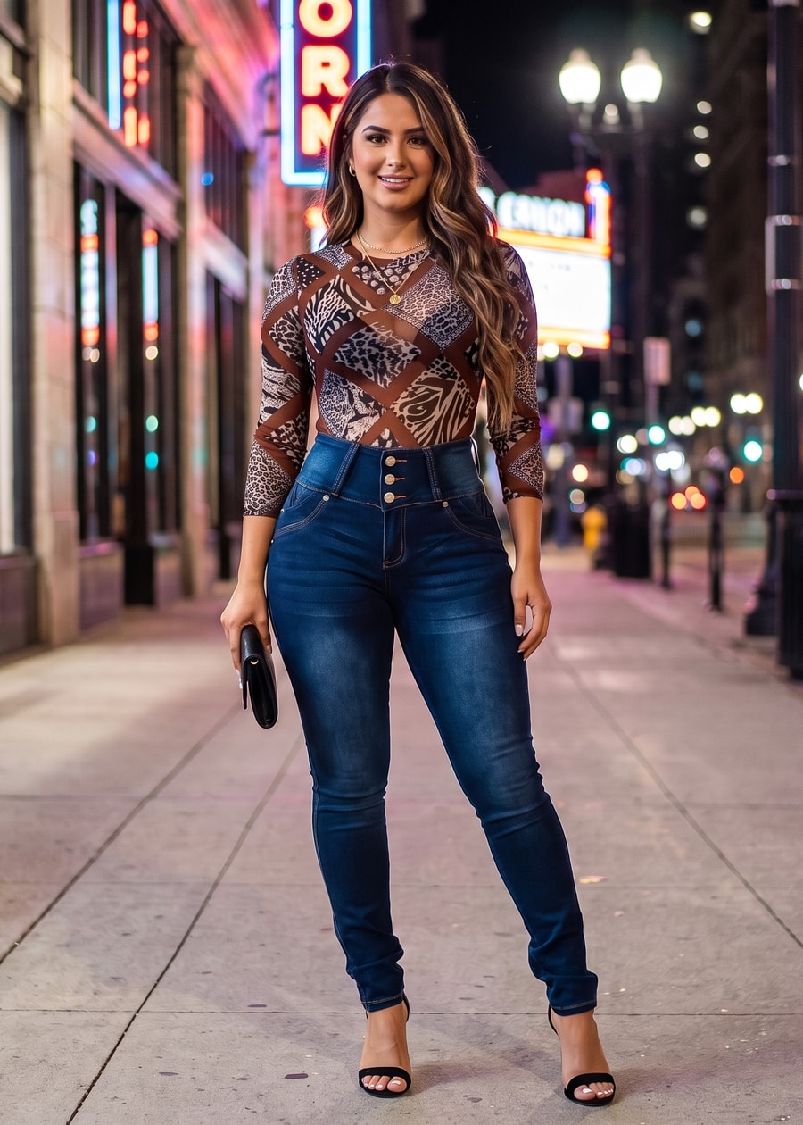 Print Levantacola Skinnies Set, view 2 of 2