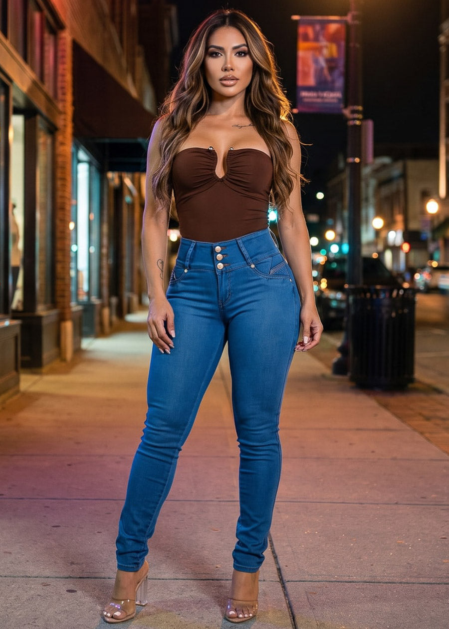 Strapless Levantacola Skinnies Set, view 2 of 3