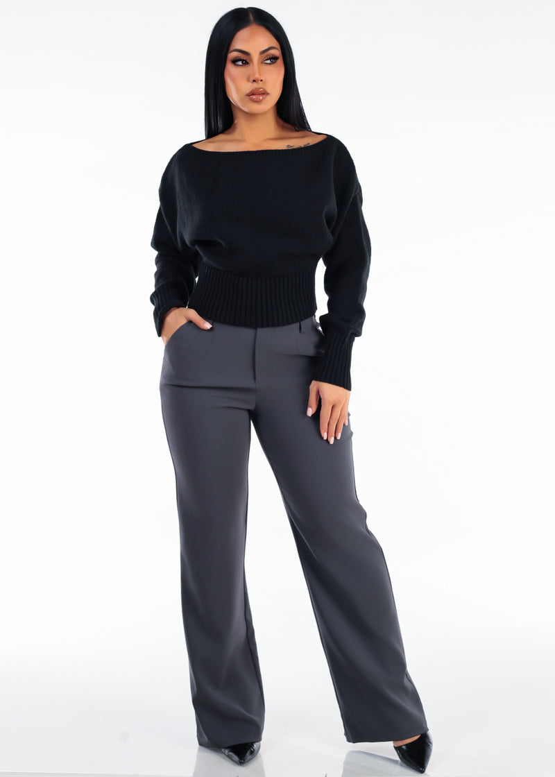 Sweater & Dress Pants Outfit