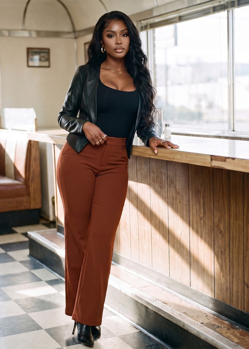 Vegan Leather Levantacola Pants Trio