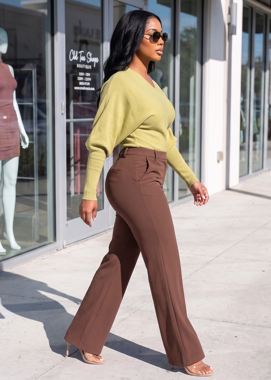 Green Levantacola Dress Pants Look, view 3 of 3