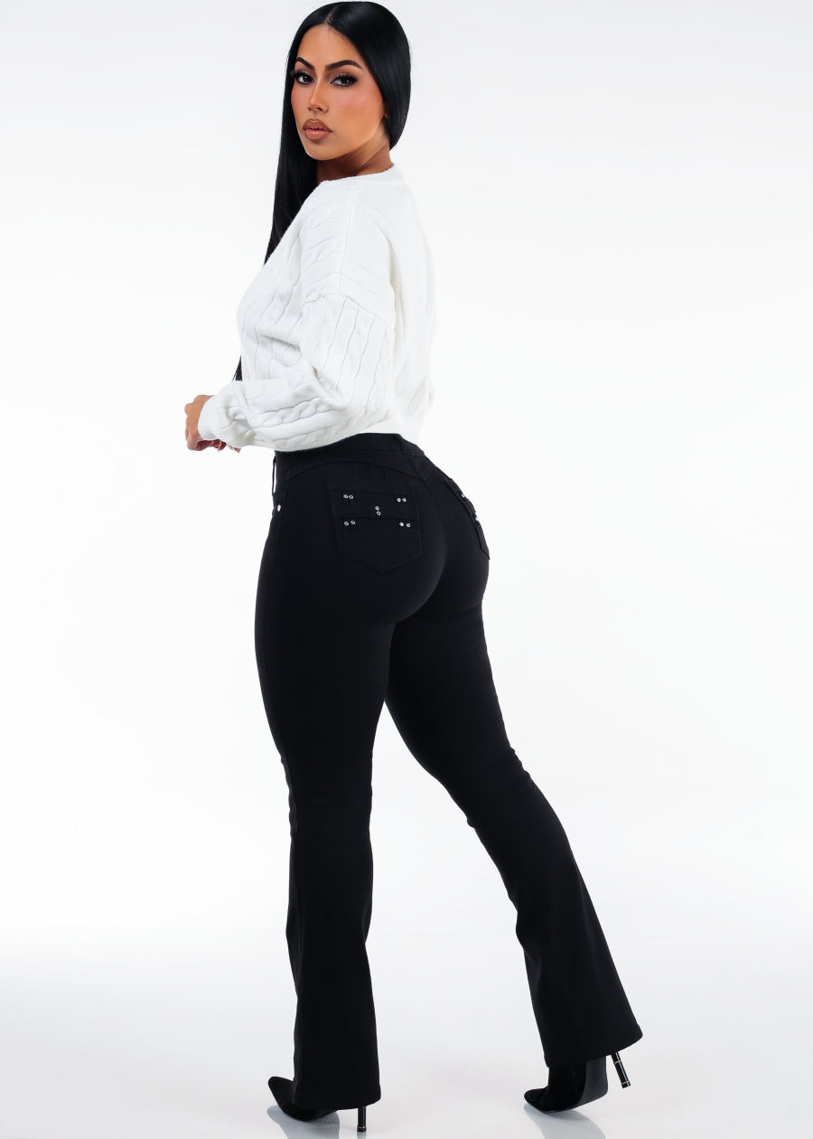 Vneck Levantacola Bootcut Denim Outfit, view 2 of 2