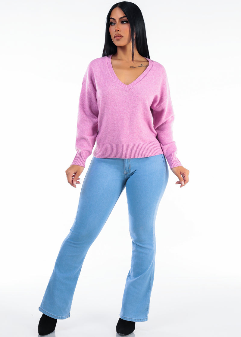Pink Levantacola Bootcut Denim Combo