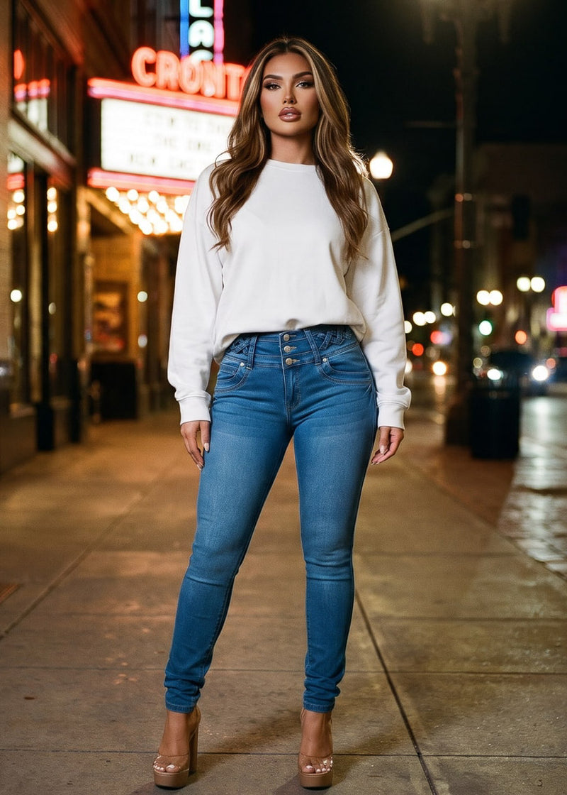 Fleece Butt Lift Skinnies Outfit