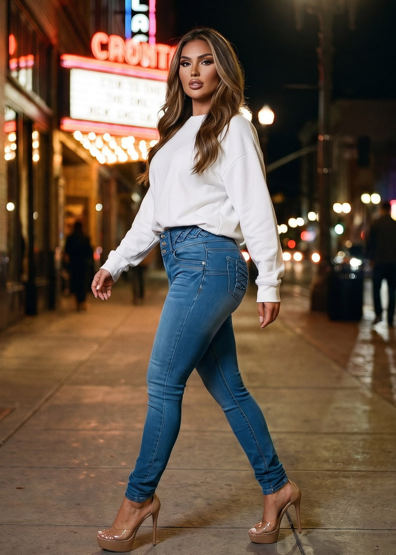 Fleece Butt Lift Skinnies Outfit