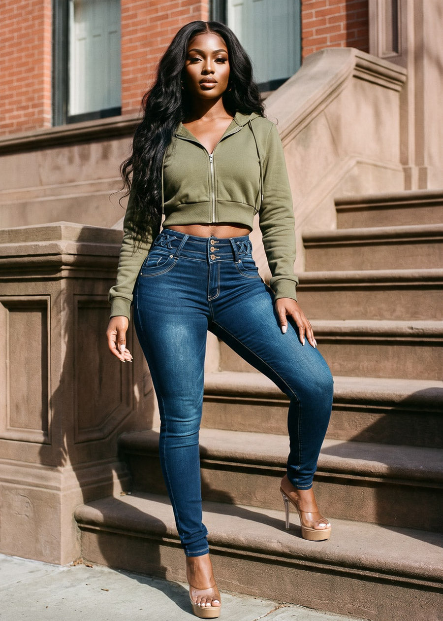 Olive Levantacola Skinnies Set, view 1 of 2