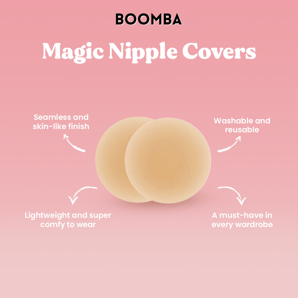 Women's Adhesive Nipple Covers - Skin Color Nipple Silicone Pasties – Moda  Xpress