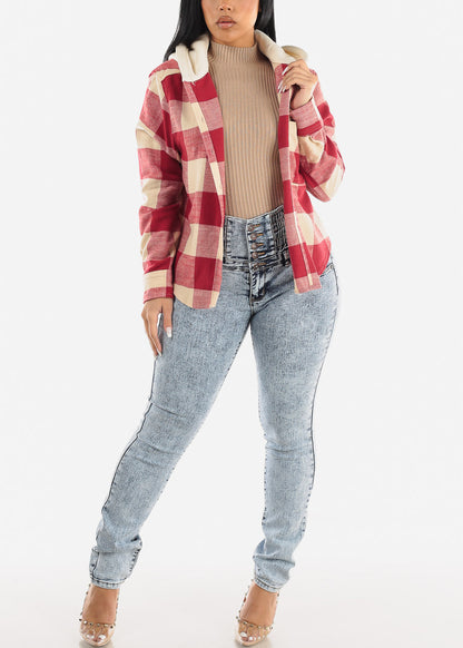 MX JEANS Acid Wash Spandex Waist Butt Lifting Skinny Jeans