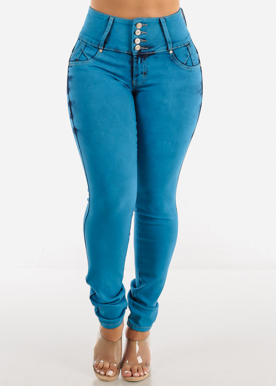 MX JEANS Butt Lift Chain Pocket Design Jeans