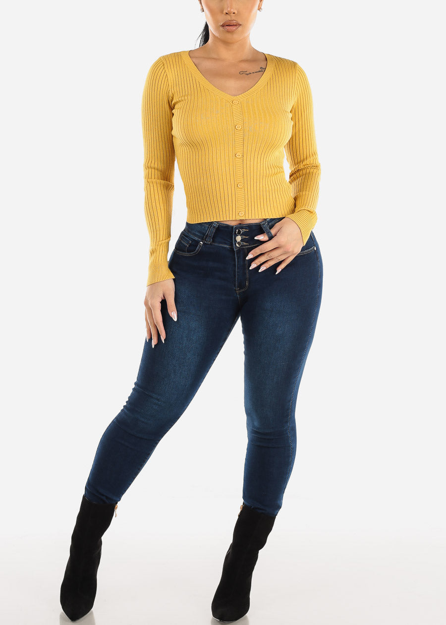 Women's Dark Wash Levantacola Skinny Jeans - High Waist Butt Lift Jeans –  Moda Xpress