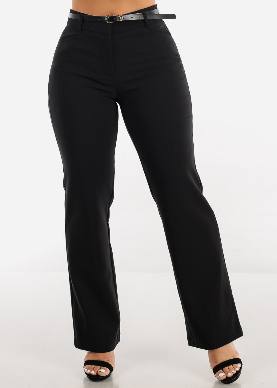 Black Bootcut NonStretch Dress Pant  maurices