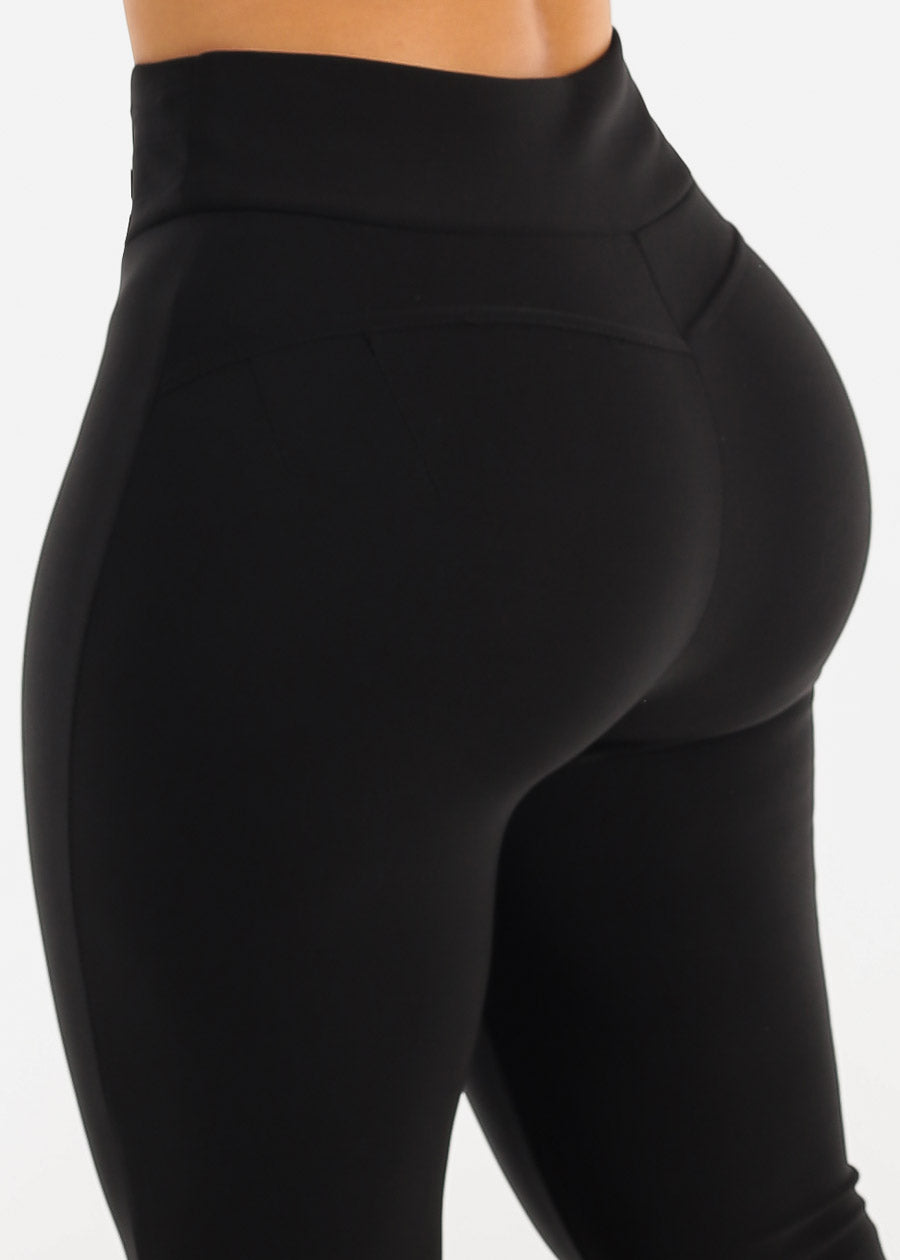 Women's Pull On Black Butt Lift Skinny Pants - Black Butt Sculpting Pants –  Moda Xpress